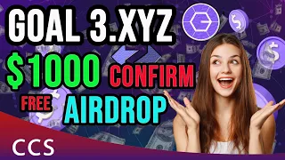 💎 Goal 3 Testnet Airdrop $1000 1st Prize Confirmed 🎁 No Excuses to Earn Money HERE 🚀