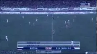 Александр Кержаков гола (Россия 3-0 Люксембург) 06.09.2013