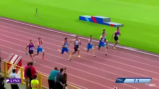 Чемпионат России-2018. 100 метров. Мужчины. Финал