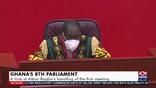 Ghana's 8th Parliament:  A look at Alban Bagbin's handling of the first meeting - AM News (2-4-21)