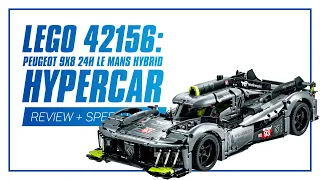 LEGO 42156: PEUGEOT 9X8 24H Le Mans Hybrid Hypercar - HANDS-ON REVIEW