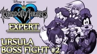 Ⓦ Kingdom Hearts Walkthrough ▪ Expert Mode, PCSX2 - Ursula 2/Giant Ursula Boss Fight