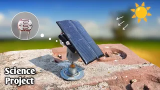Automatic Solar Tracker ☀️ ( Without Arduino ) | Simple Science Project