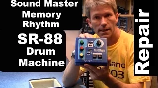 Sound Master SR-88 vintage analog drum machine repair MF#54
