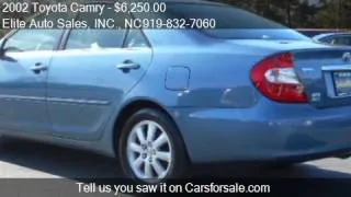 2002 Toyota Camry XLE V6 4dr Sedan for sale in Raleigh, NC 2