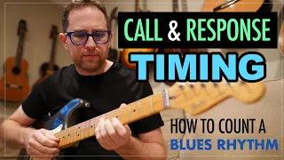 Call & Response TIMING - How to count blues rhythm on guitar (plus fill licks) - Guitar Lesson EP430