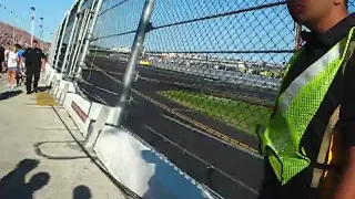 Next to fence @ Daytona 500 While cars fly by  Feb 20 2011