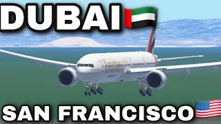 Flying from Dubai to San Francisco//infinite flight//