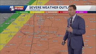 Forecast: The threat for severe weather returns for Wednesday