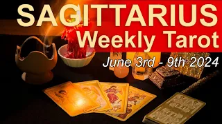 SAGITTARIUS WEEKLY TAROT READING "YOU DON'T SEE IT NOW, BUT YOU WILL SAGITTARIUS" June 3rd-9th 2024