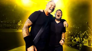 JAMES HETFIELD AND LARS ULRICH STILL HAVE FUN PLAYING LIVE AFTER 40 YEARS #METALLICA