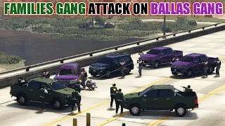 GTA 5 | Families Gang Attack on Ballas Gang | Gang Protocol | Game Loverz