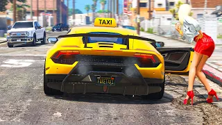 ТАКСИСТ НА LAMBORGHINI HURACAN PERFORMANTE НА RADMIR GTA 5 RP! ВИП ТАКСИ НА ЛАМБОРГИНИ ХУРАКАН ГТА 5