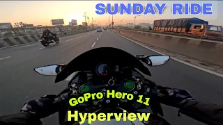 Going On Sunday Ride With My KAWASAKI NINJA H2 | HERO 11 HYPERVIEW | MUST WATCH