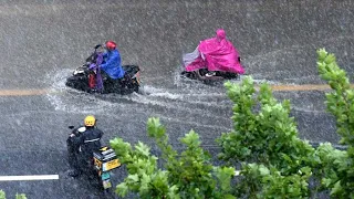 Record rainfall batters central China's Henan Province