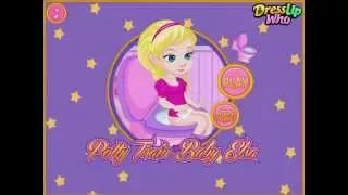 Disney Princess Baby Elsa Potty Training  Disney Frozen Games for Girls