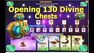 Opening 130 Divine chests-Dragon Mania legends | Chrono Divine Event | Castle Event | DML | HD