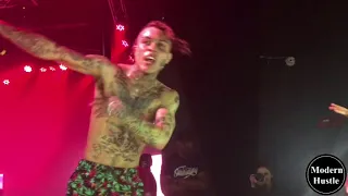 Lil Skies - Red Roses Ft. Landon Cube (Live Performance 2x) With CUFBOYS & Lil XAN