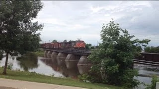 CN 402 East on 55 MPH | CN 2661 & 2516 At Montmagny, Qc