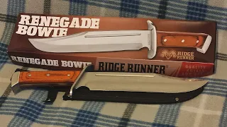 Ridge Runner Renegade Bowie Knife