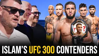 BISPING: who from UFC 300 will emerge as Islam Makachevs Next opponent? Gaethje, Oliviera, Holloway