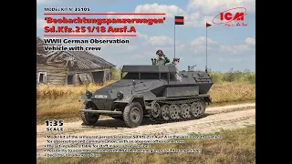 NEW ICM 1/35 WW2 German Army Observation vehicle (35105)