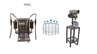 Small Scale water bottle Packing Machine | water plant | liquid filling machine, cap sealing machine