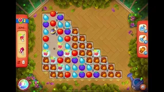 GardenScapes Level 2345 no boosters (12 moves)