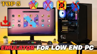 Top 5 ANDROID EMULATORS For Low end PC | 2GB Ram | [NO GRAPHICS CARD REQUIRED]