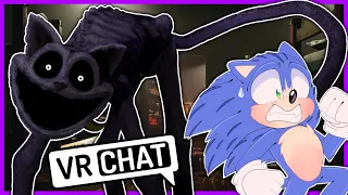Movie Sonic Meets CatNap In VRCHAT!!