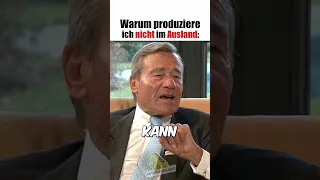 Wolfgang Grupp Darum Fertige Ich Nicht Im Ausland! (#grupp4president)