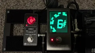 Turbo Tuner ST-300 mini vs Peterson Strobostomp HD