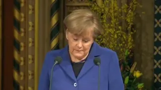 Angela Merkel Speaking English