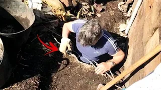 Man Digging In His Garden Uncovers A Frightening Sight That Sends Him To The Police!!