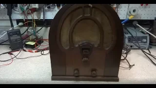 Repair Of A 1932  Philco JR Model 81 Cathedral Tube radio