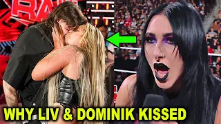 Why Liv Morgan & Dominik Mysterio Kissed on WWE RAW as Rhea Ripley & Becky Lynch Are Shocked at Kiss