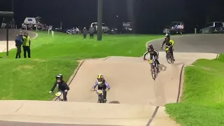 Max Radivo gets his fastest time ever in 10 Boys at 2023 Knox BMX Club Championships round 4
