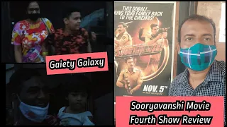 Sooryavanshi Movie Public Review First Day Fourth Show At Gaiety Galaxy Theatre In Mumbai