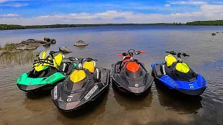 Rippin' the Trixx (First Sea-Doo ride with the boys)