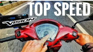 I DID NOT EXPECT THAT: 2022 HONDA VISION 110 -  TOP SPEED (GPS)