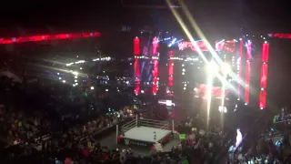 Raw opening and pyro - WWE San Jose 8/3/15