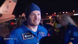 phoenix-Reporter Michael Krons zur Rückkehr des Astronauten Alexander Gerst (vom 20.12.18)