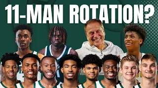 Tom Izzo wants to play an 11-man rotation for Michigan State basketball this year