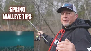 How to Fish River Walleyes in the Spring (TIPS & TRICKS)
