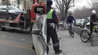 🔥Стоп- Хам. Первый совместный рейд с ГИБДД  против хамов на велодорожках. Эвакуация.🔥