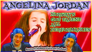 Angelina Jordan Reaction 7 Year Old Vocal Phenomenon Norways Got Talent All Performances  First Time