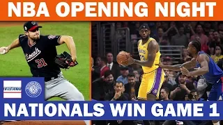 Chris and Sim Talking Sports! | NBA Opening Night | World Series | NFL Week 18