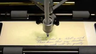 Introducing - The Handwriting Machine