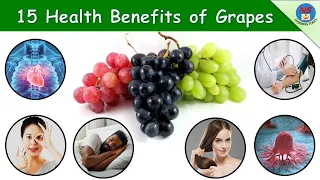 15 Health benefits of grapes | Benefits of eating grapes | Nutrition Facts of Grapes | Grapes