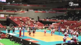 Bartosz Kurek The King Of Warm up   3rd meter spike   Volleyball